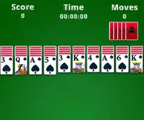 게임 Spider Solitaire 온라인