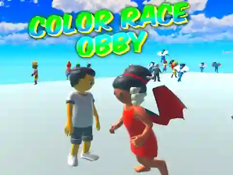 게임 Color Race Obby 온라인