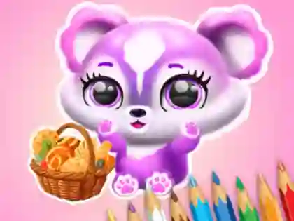 게임 Coloring Book: Fluffy Picnic 온라인