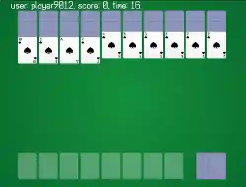 게임 Spider Solitaire Classic Ver 온라인