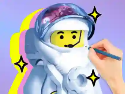 게임 Coloring Book: LEGO Astronaut 온라인