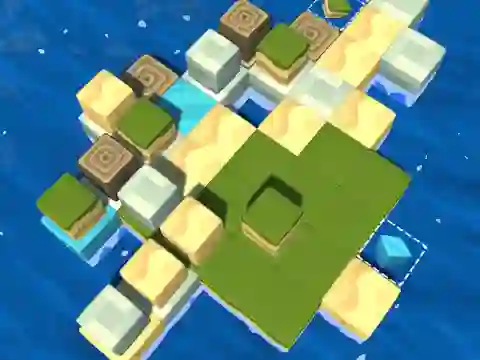 게임 Cube Island: ASMR Relax Puzzle 온라인