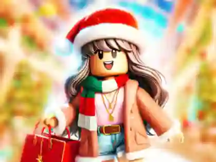 게임 Jigsaw Puzzle: Roblox Christmas Mall 온라인