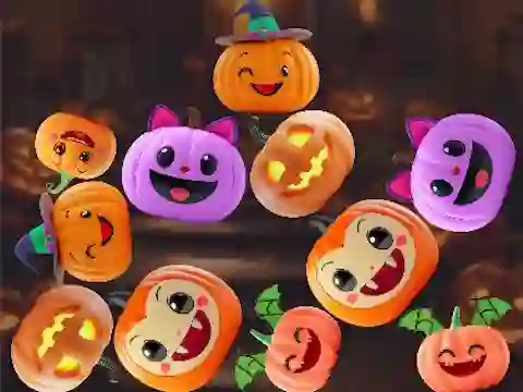 게임 Merge Connect Pumpkins: Halloween! 온라인