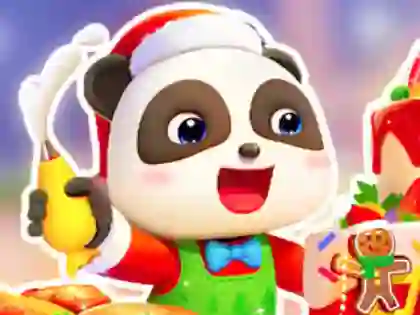 게임 Jigsaw Puzzle: Baby Panda Christmas Chef 온라인