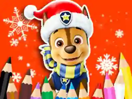 게임 Coloring Book: PAW Patrol Christmas 온라인