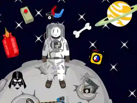 게임 Stickman in Space 온라인