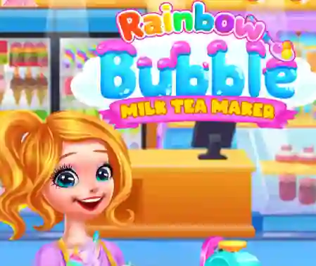 게임 Rainbow Bubble Milk Tea Maker 온라인