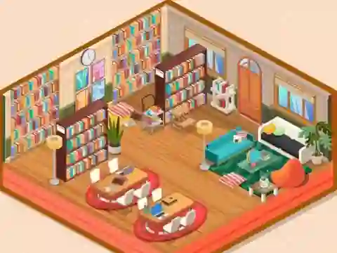 게임 Decor: My Library 온라인