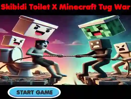 게임 Skibidi Toilet X Minecraft Tug War 온라인
