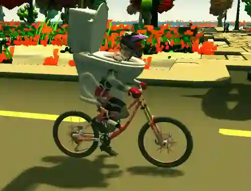 게임 Skibidi Toilet Bike Riding 온라인