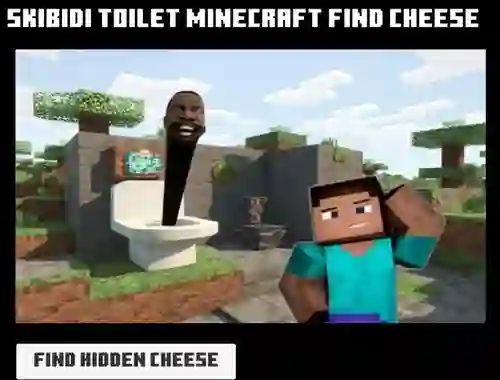 게임 Skibidi Toilet Minecraft Find Cheese 온라인