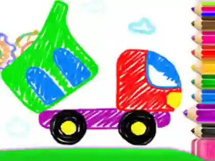 게임 Toddler Drawing: Tanker Truck 온라인