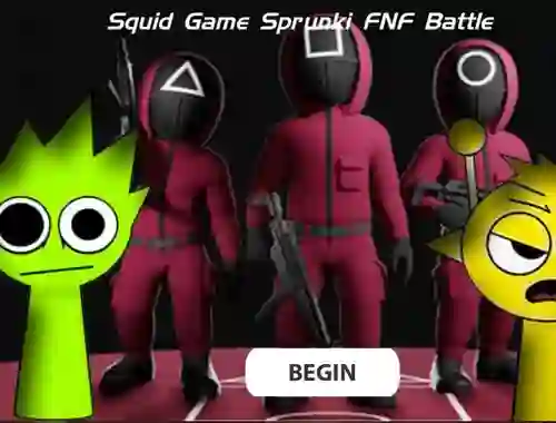게임 Squid Game Sprunki Fnf Battle 온라인