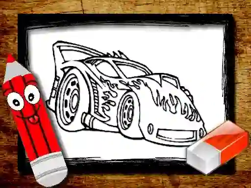 게임 Back To School Car Coloring Book 온라인