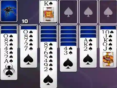 게임 Spades Spider Solitaire 온라인