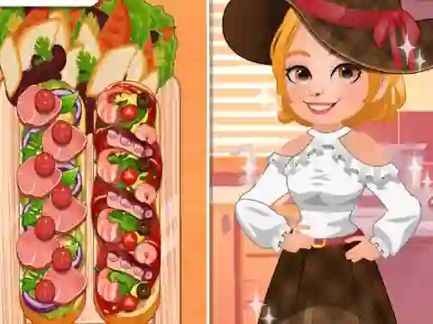 게임 Roxie's Kitchen French Bread Pizza 온라인