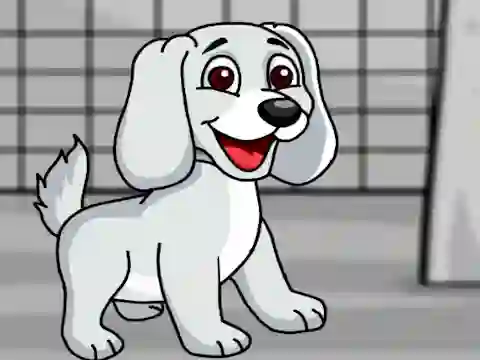 게임 Rescue the White Puppy from Cage 온라인