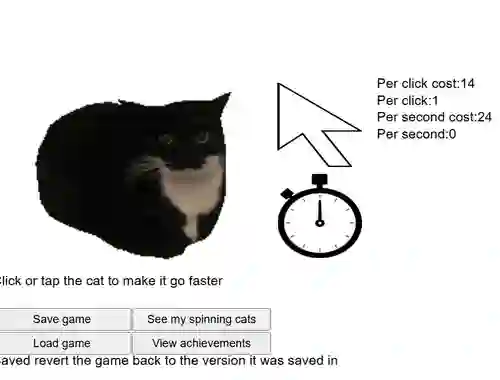 게임 Spinning Cat Clicker 온라인