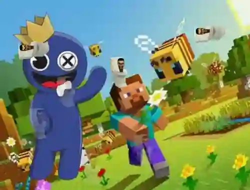 게임 Rainbow Friends Minecraft Hidden Skibidi 온라인