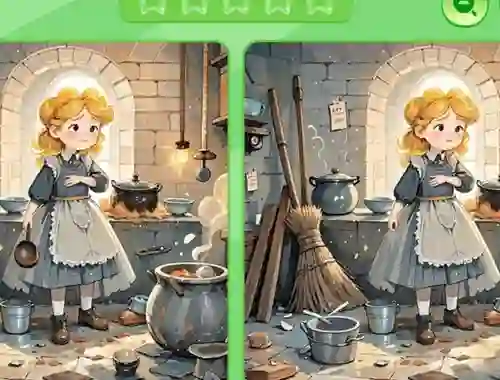 게임 Find The Differences: Cinderella 온라인