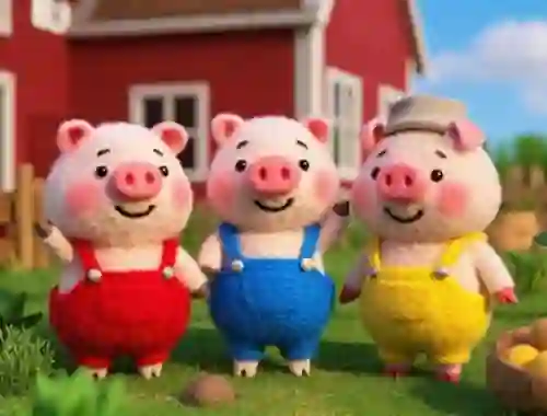 게임 Find The Differences: The 3 Little Pigs 온라인