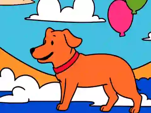 게임 Color By Code: Yellow Dog 온라인