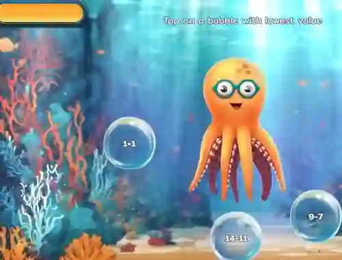 게임 Bubble Math Dive 온라인