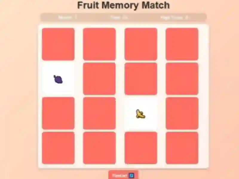 게임 Fruit Memory Match 온라인