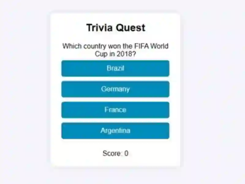 게임 Trivia Quest 온라인