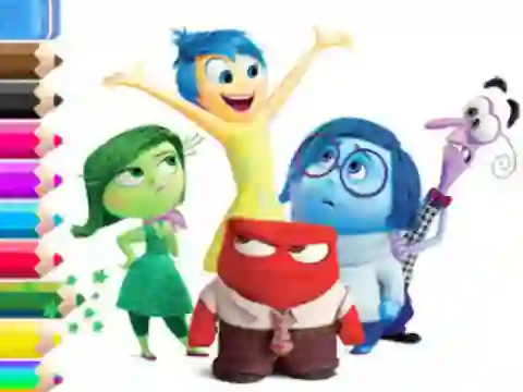 게임 Coloring Book: Inside Out 온라인