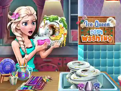 게임 Ice Queen Dish Washing 온라인