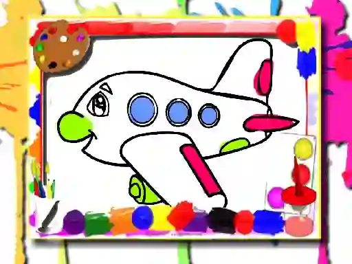 게임 Airplane Coloring Book 온라인