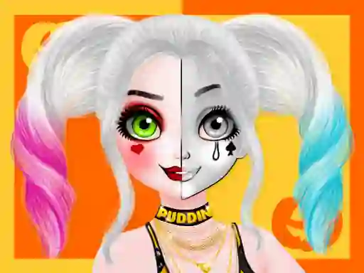게임 Princess Halloween Makeup Halffaces Tutorial 온라인