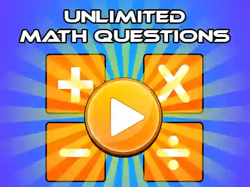 게임 Unlimited Math Questions 온라인