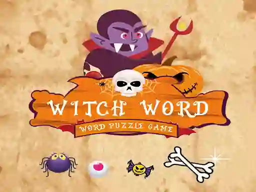 게임 Witch Word Halloween Puzzel Game 온라인