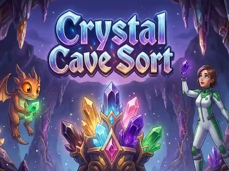 게임 Crystal Cave Sort 온라인