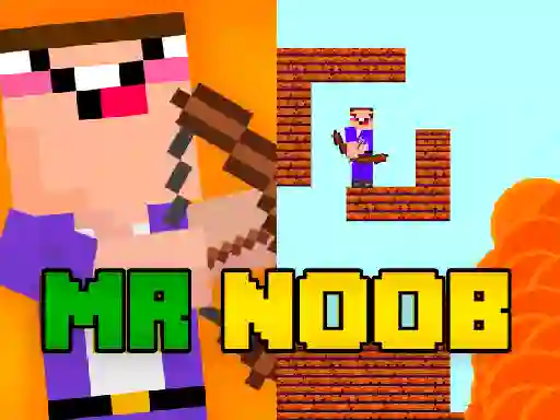 게임 Mr Noob vs Zombies 온라인