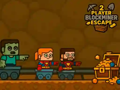 게임 2 Player BlockMiner Escape 온라인