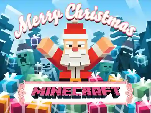 게임 MineCraft Christmas Jigsaw Puzzle 온라인