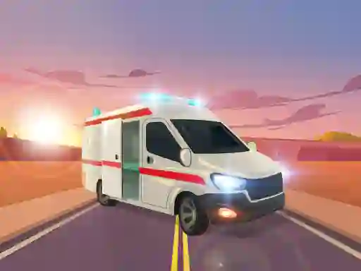 게임 Ambulance Traffic Drive 온라인