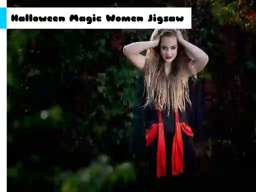 게임 Halloween Magic Women Jigsaw 온라인