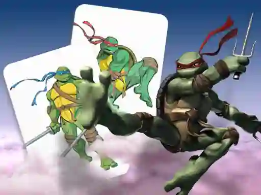 게임 Ninja Turtles Memory card Match 온라인