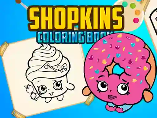 게임 Shopkins Coloring Book 온라인