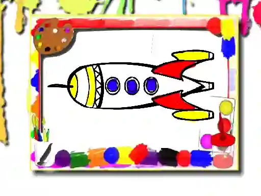 게임 Rockets Coloring Book 온라인