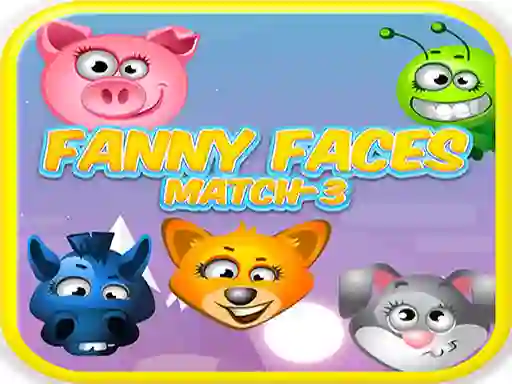 게임 Funny Faces Match-3 온라인