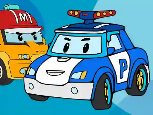 게임 Robocar Coloring Book 온라인