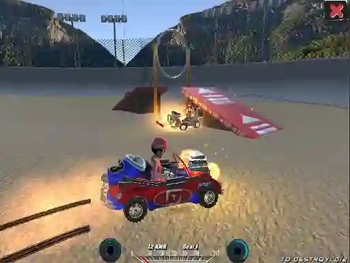 게임 Demolition Cartoon Car Crash Derby 온라인