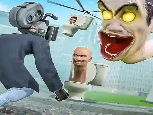 게임 Skibidi Toilet TopDown Survival 온라인