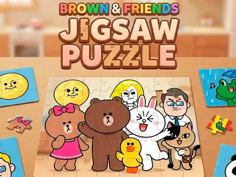게임 Brown And Friends Jigsaw Puzzle 온라인